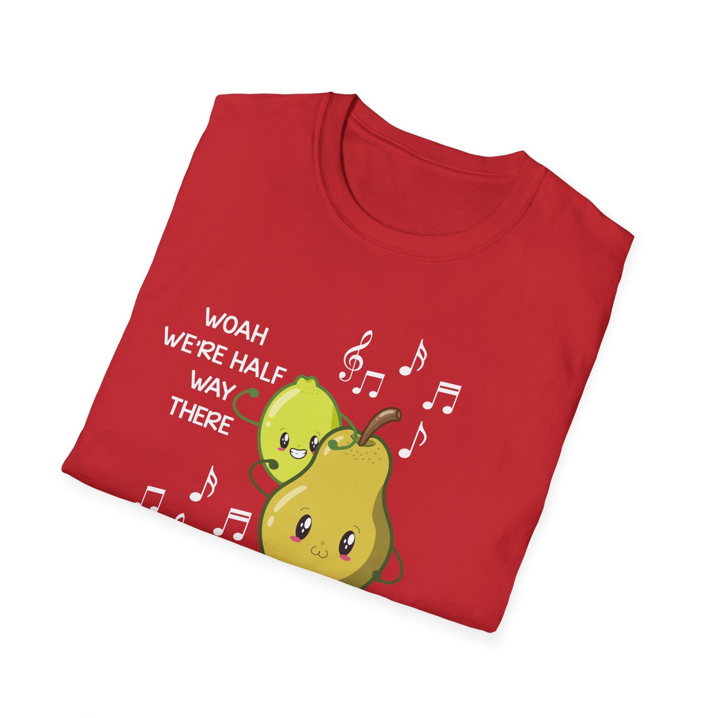 Funny Woah Lemon On A Pear Meme Unisex Softstyle T-Shirt for Teacher Foodie Travelers