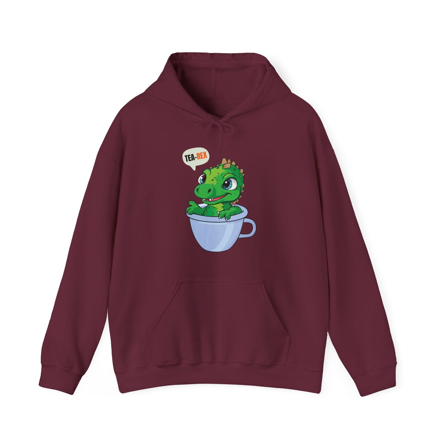 Tea-Rex In A Cup Cute T-Rex Dinosaur Kawaii Coffee Tea Funny Dino Pun Hoodie For Men Women Hoodie