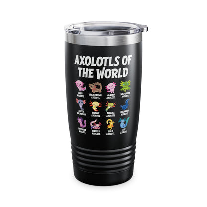 Funny Axolotls Of The World Cute Kawaii Axolotl Tumbler For Men Women Tumbler