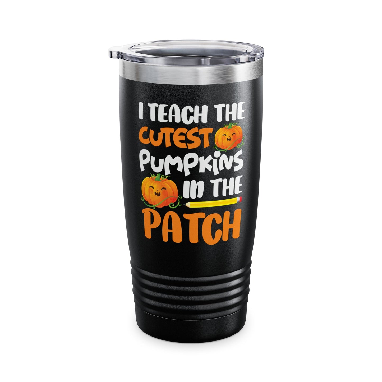 Funny I Teach The Cutest Pumpkins In The Patch Teacher Halloween Pumpkin Tumbler For Men Women