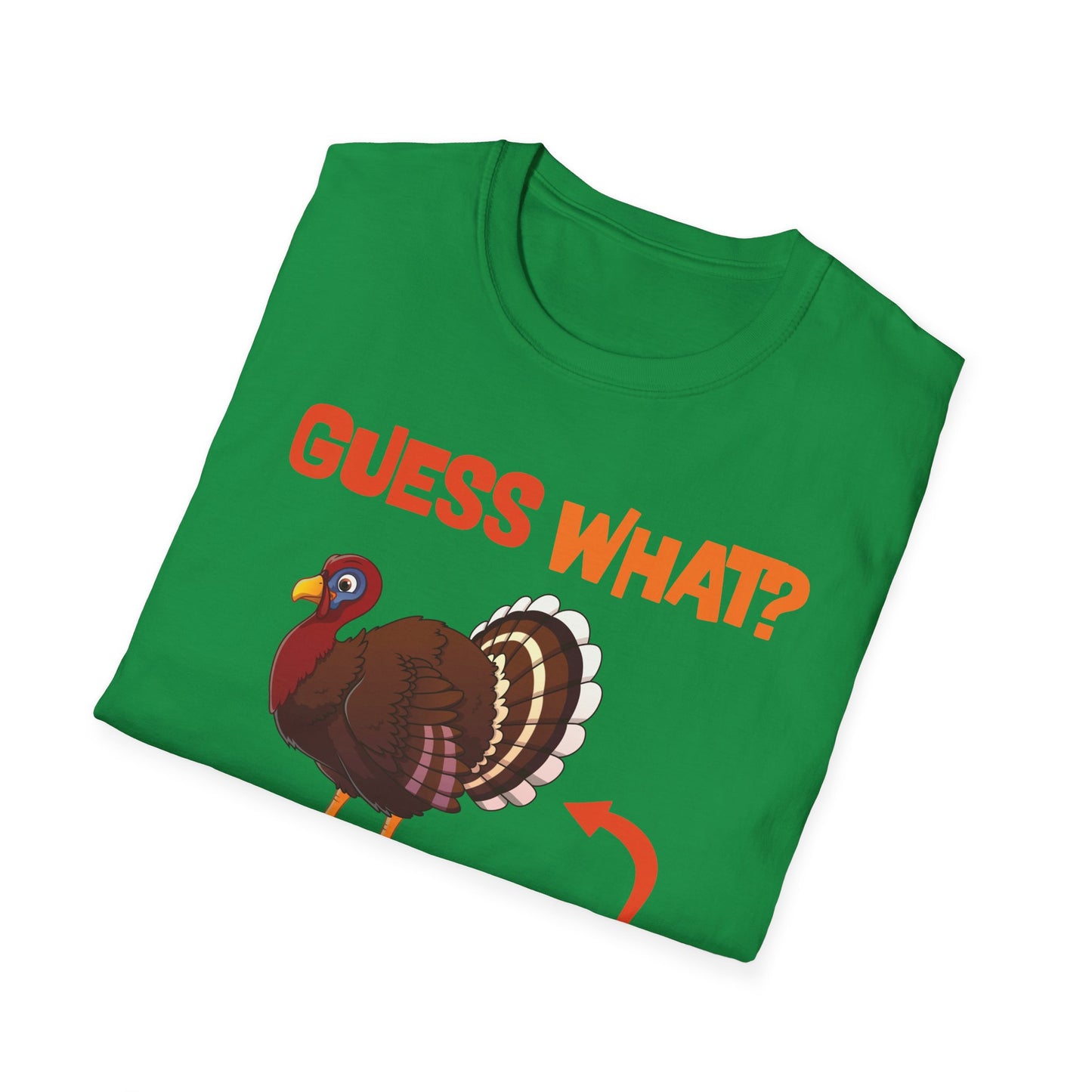 Guess What Turkey Butt Funny Thanksgiving T-Shirt For Men Women