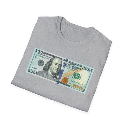 Funny Pro Trump 100 Dollar Bill Donald Trump Signature 4th of July American Patriot Support Trump Gift T-Shirt