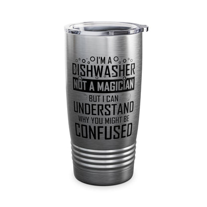 Funny Dishwashing Gift Dishwasher Magician Tumbler Men Women