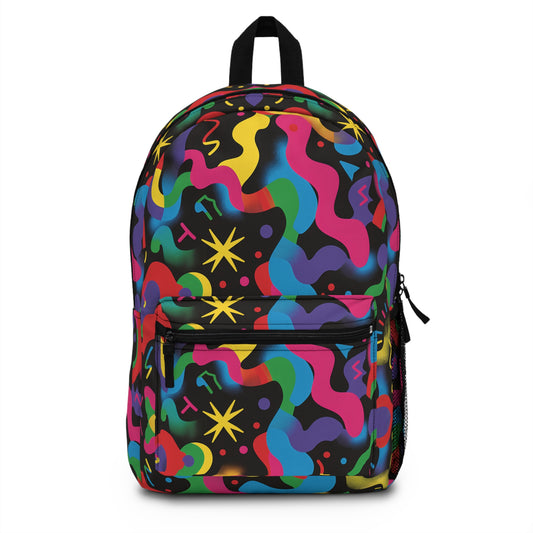 Pop Culture Fun Vibrant Pattern Backpacks For Men Women Kids School Travel, Capacity School Backpacks