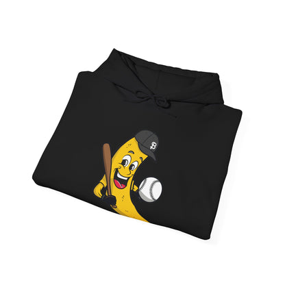 Funny Banana Playing Baseball Fruit Lover Baseball Player Hoodie For Men Women Hoodie