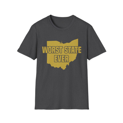 Worst State Ever Ohio Sucks Michigan Sports Fan Shirt Men Women