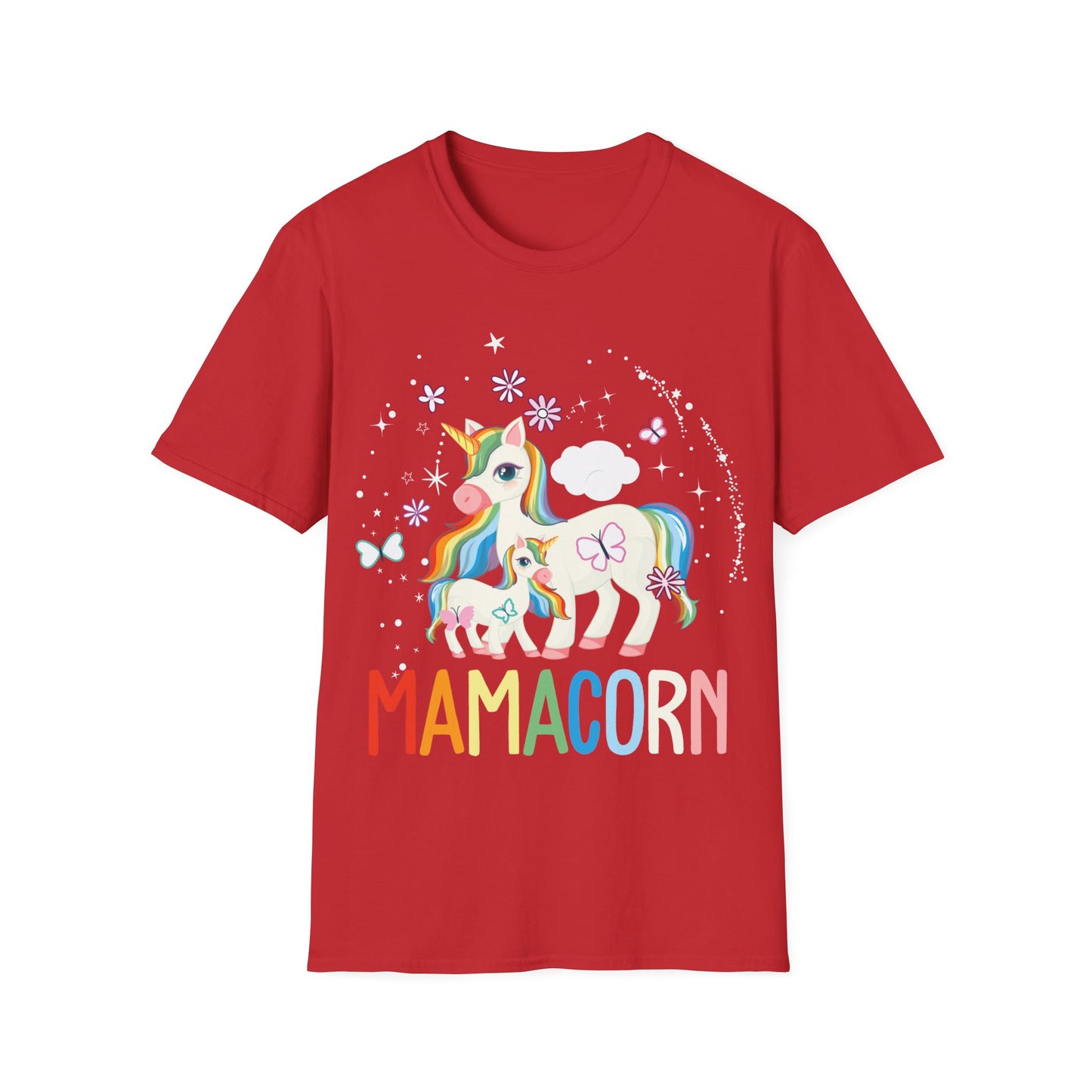 Funny Mamacorn Unicorn Lover Mom Mothers Day Retro T-Shirt