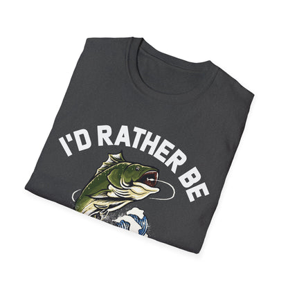 I'd Rather Be Fishing Fisherman Fathers Day Tshirt Men Women