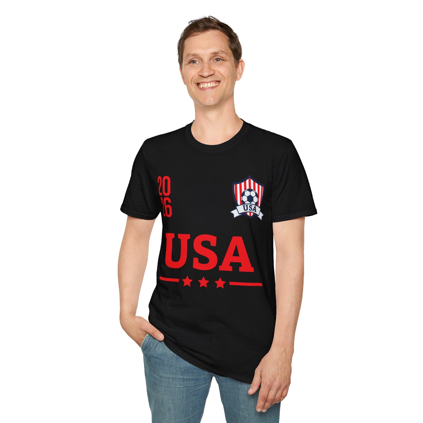 USA Soccer Tee Flag Football Shirt Gift 2026 T-Shirt
