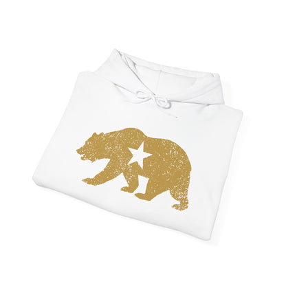 California Golden State Bear Vintage Distressed Graphic Hoodie