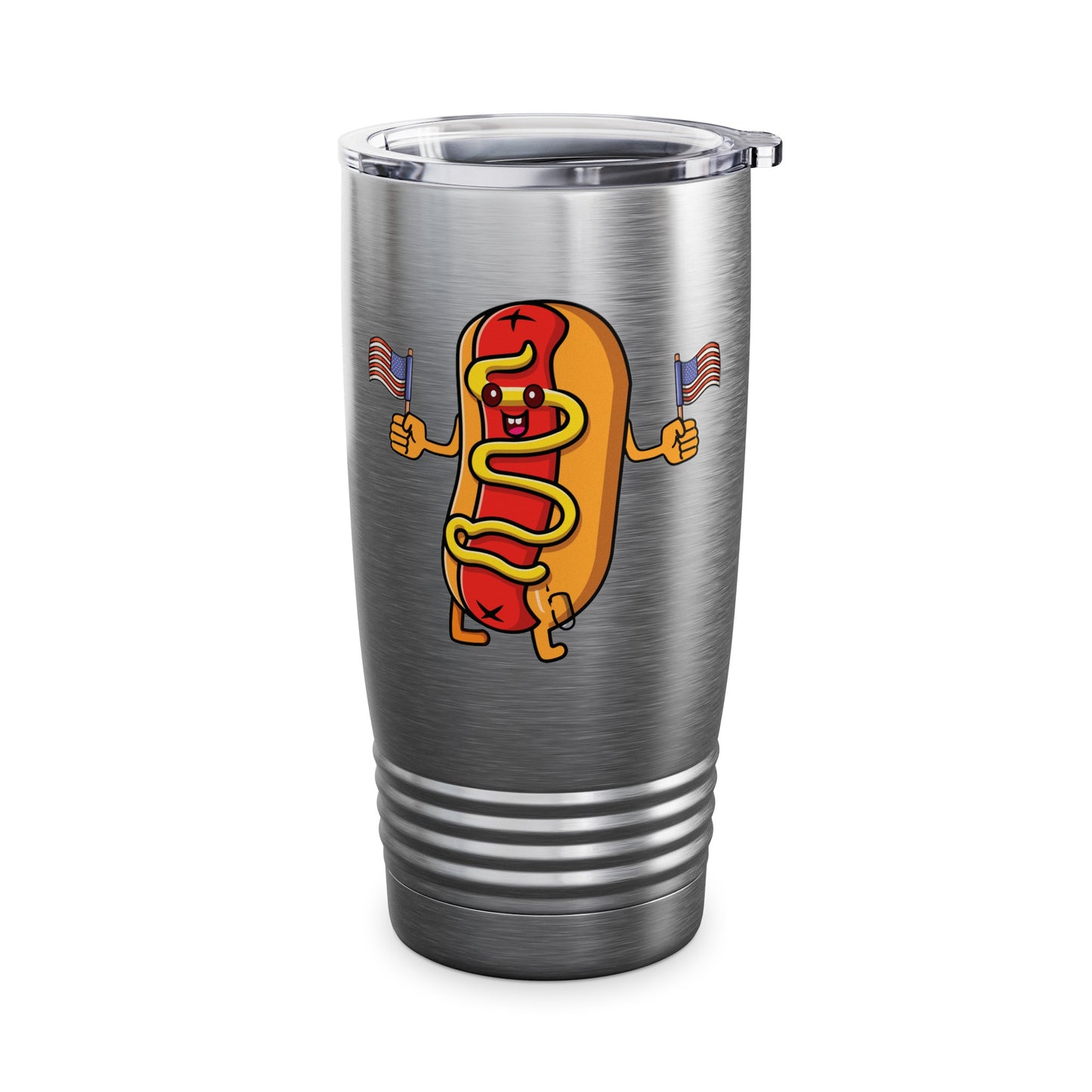 4th of July Hot Dog Funny Hotdog 4th of July Tumbler For Boys Men Women Tumbler