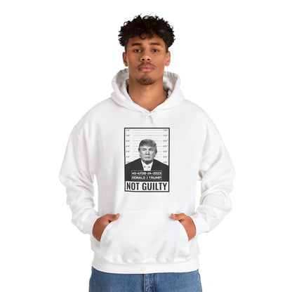 Donald Trump Police Mugshot Not Guilty President Legend 45 47 Hoodie For Men Women Hoodie