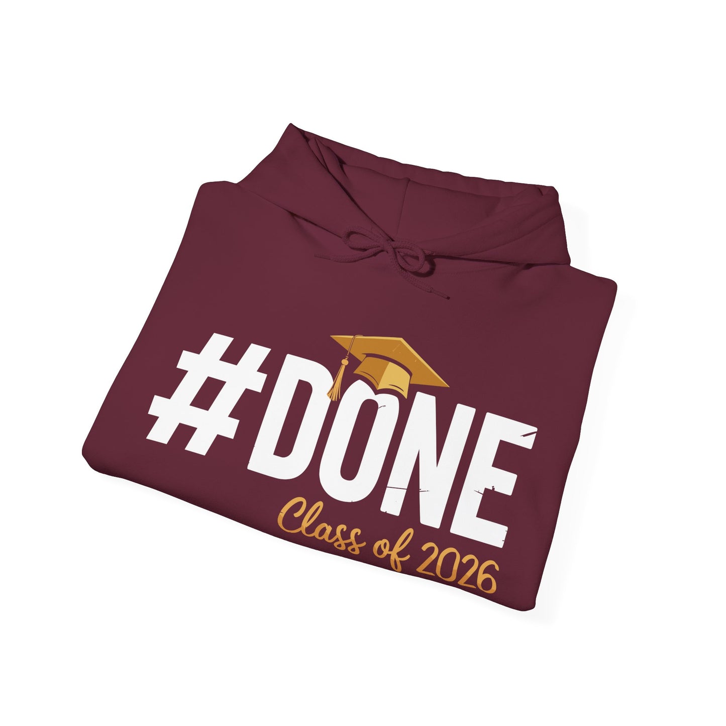 #Done Class of 2026 Graduation So Done Senior 2026 Grad Hoodie For Men Women