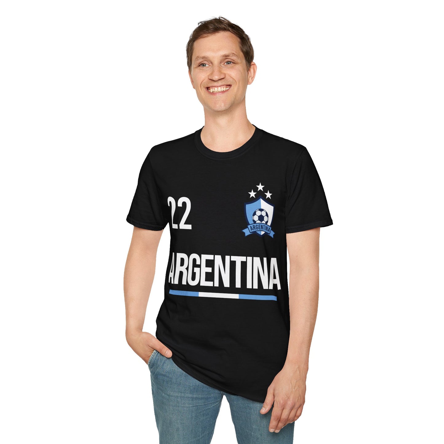 Argentina Soccer Tee Flag Football Champ 2022 Gift 2026 T-Shirt