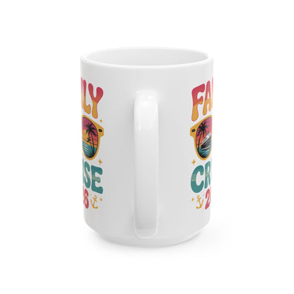 Family Cruise 2026 Summer Vacation Matching Family Cruise Coffee Mug For Women