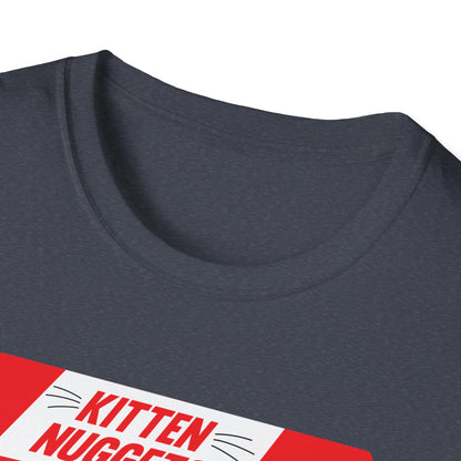 Funny Kitten Nuggets Food Pun Cat Lover Gift Chicken Nuggets T-Shirt For Men Women T-Shirt