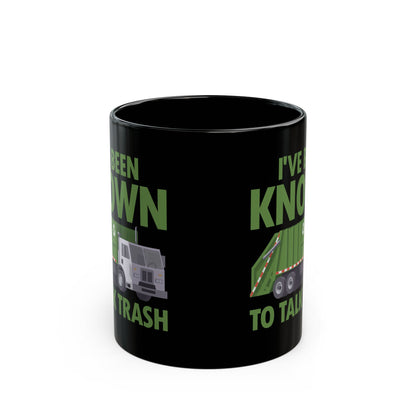Funny Talk Trash Garbage Truck for Sanitation Worker Coffee Mug
