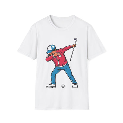 Funny Dabbing Golf Player Golfer Golfing Funny Boys Men Dab Dance T-Shirt For Men Women T-Shirt