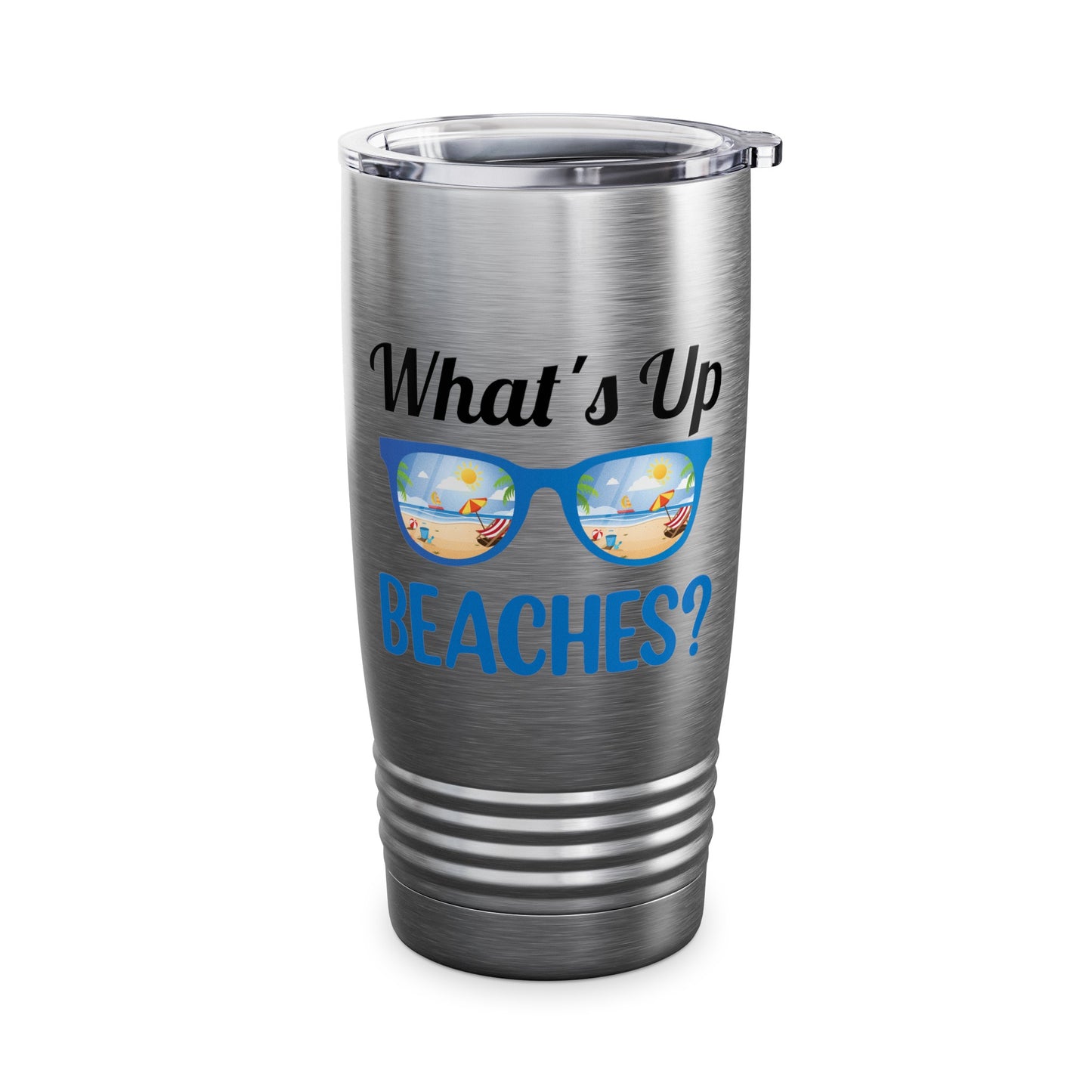 Funny What's Up Beaches Gifts Fathers Day Beach Vacation Summer Tumbler