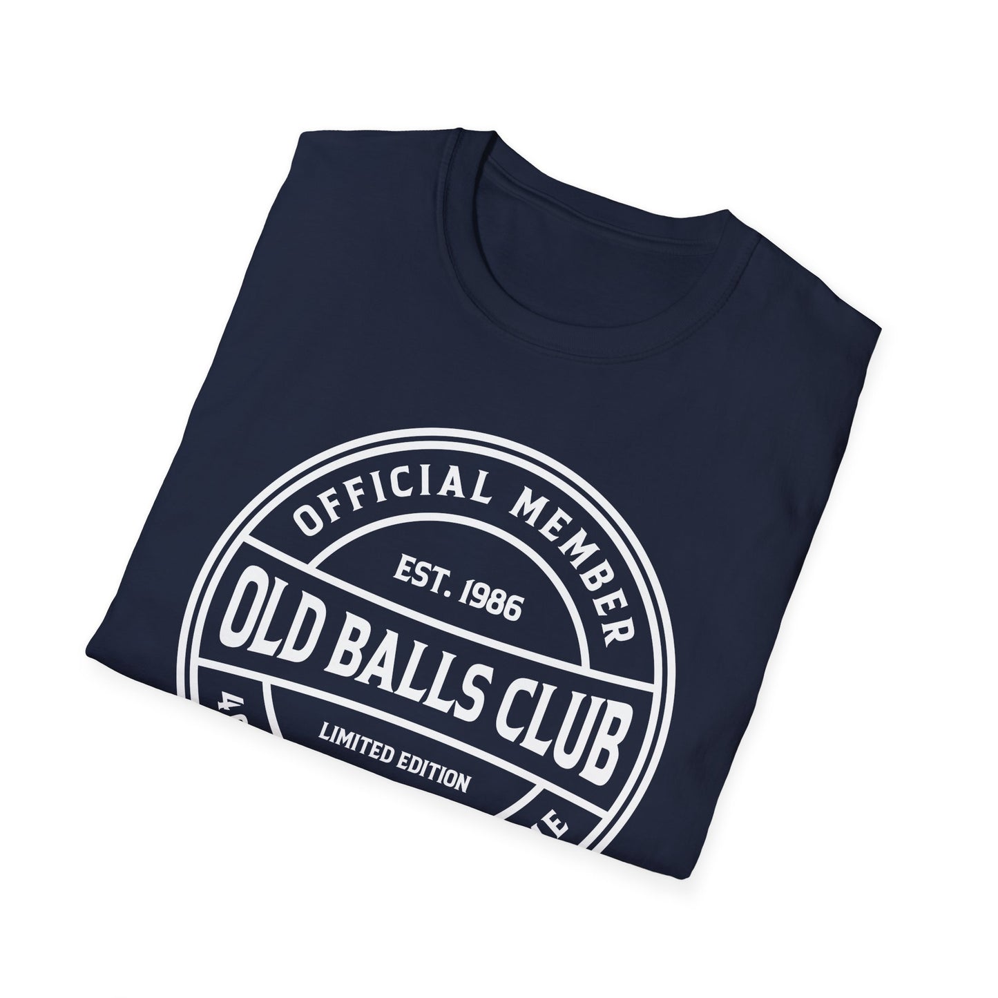 Mens Old Balls Club 40 Years Awesome Forty 40th Birthday Farthers Day T-Shirt