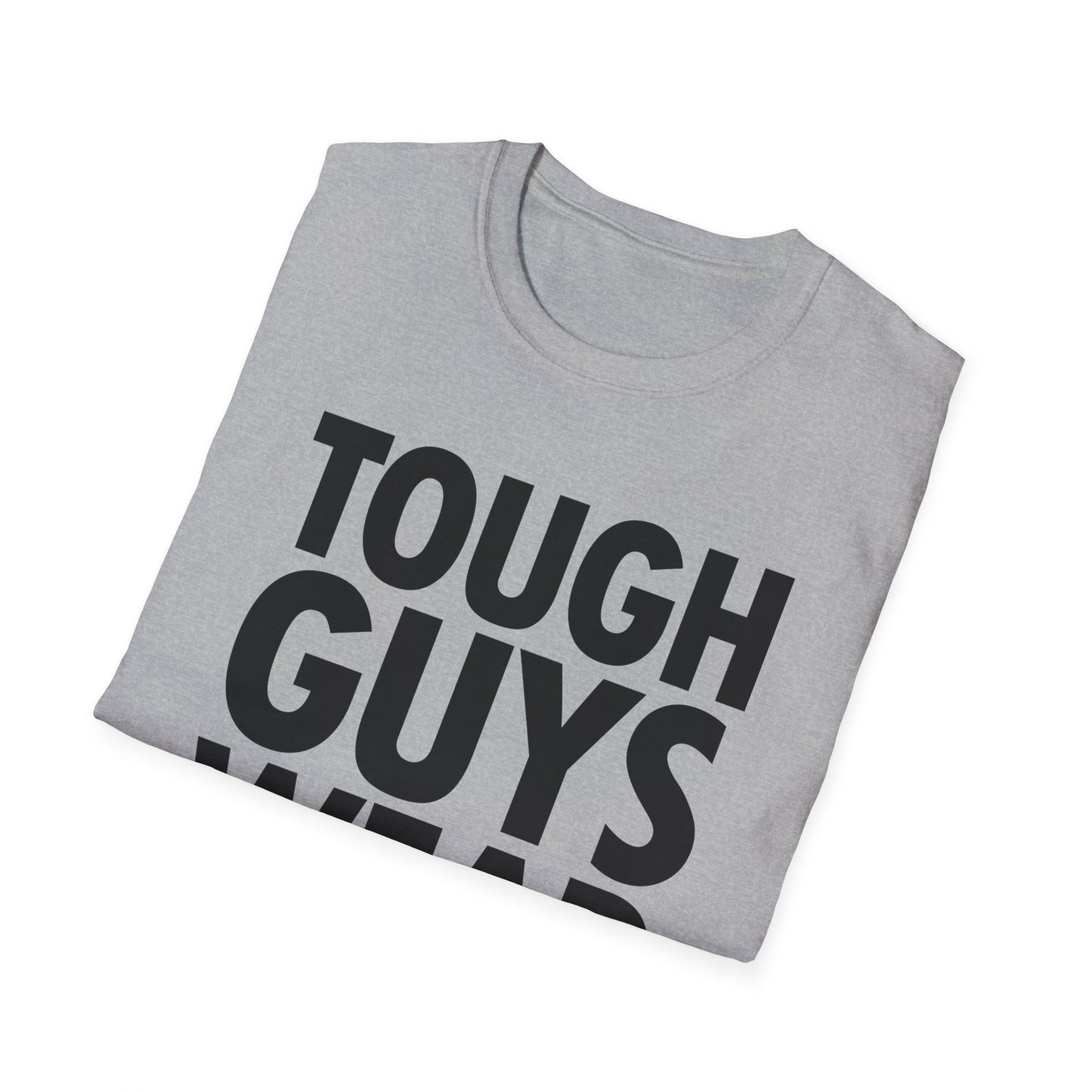 Tough Guys Wear Pink Breast Cancer Awareness October T-Shirt