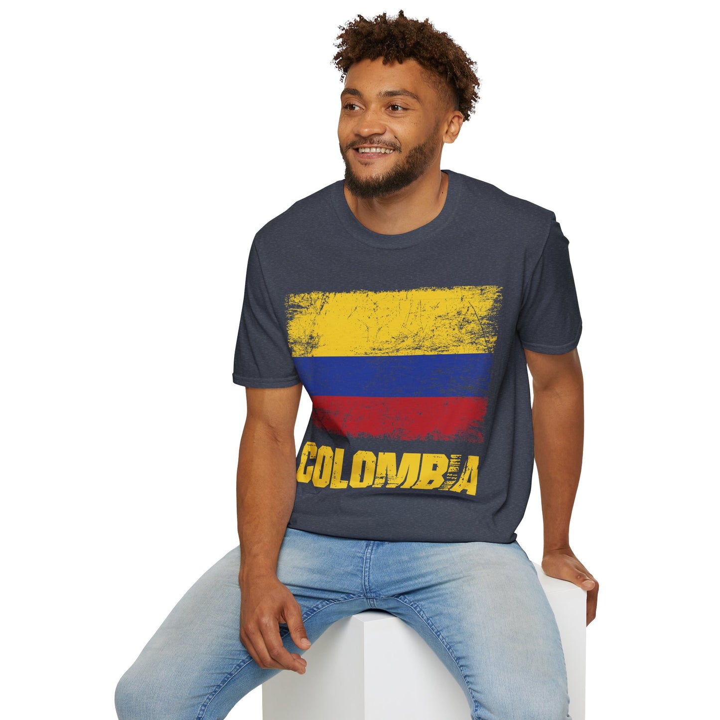 Colombia Columbian Flag Outfit T-Shirt For Men Women T-Shirt