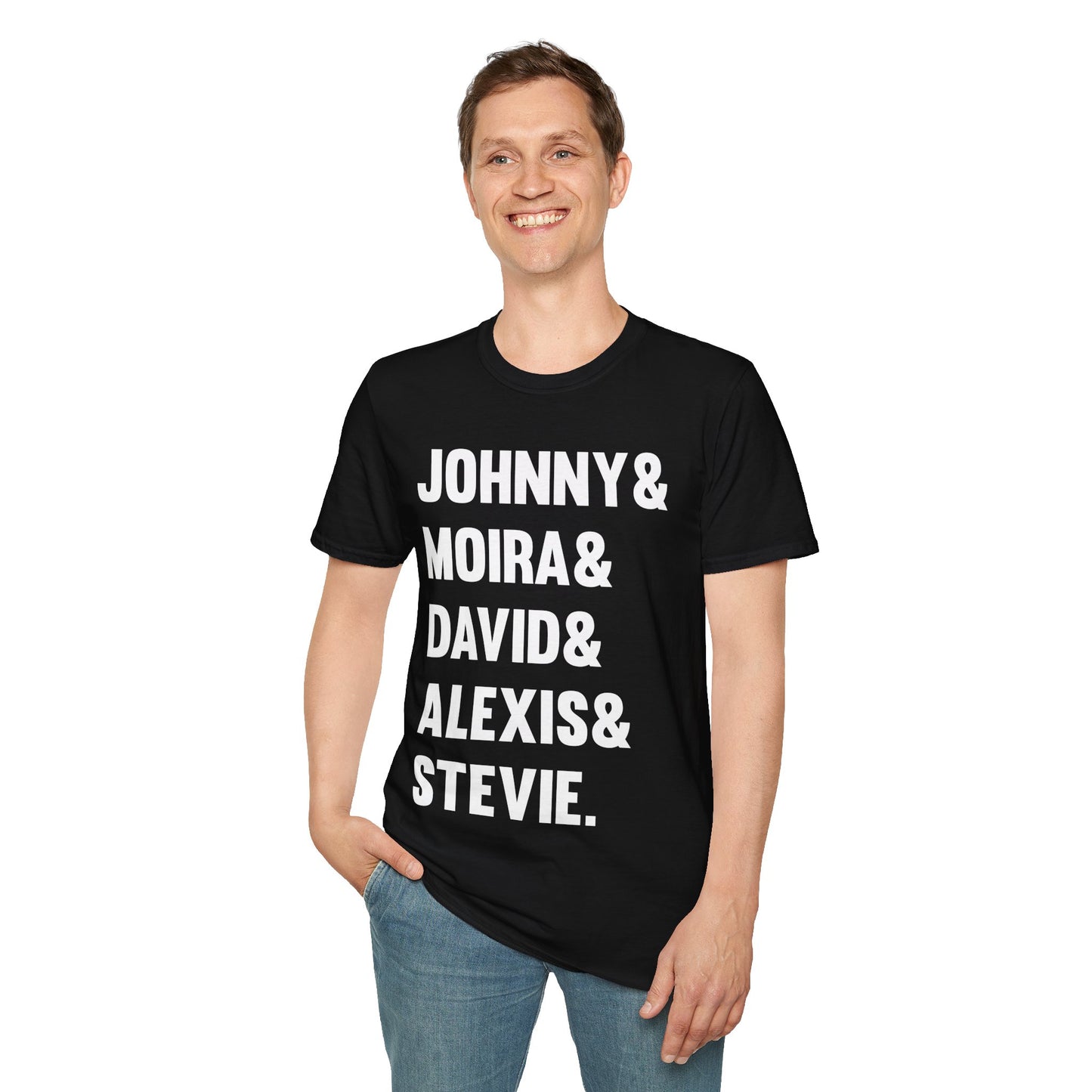 Funny Johnny Moira David Alexis And Stevie Movie TV Series T-Shirt Men Women