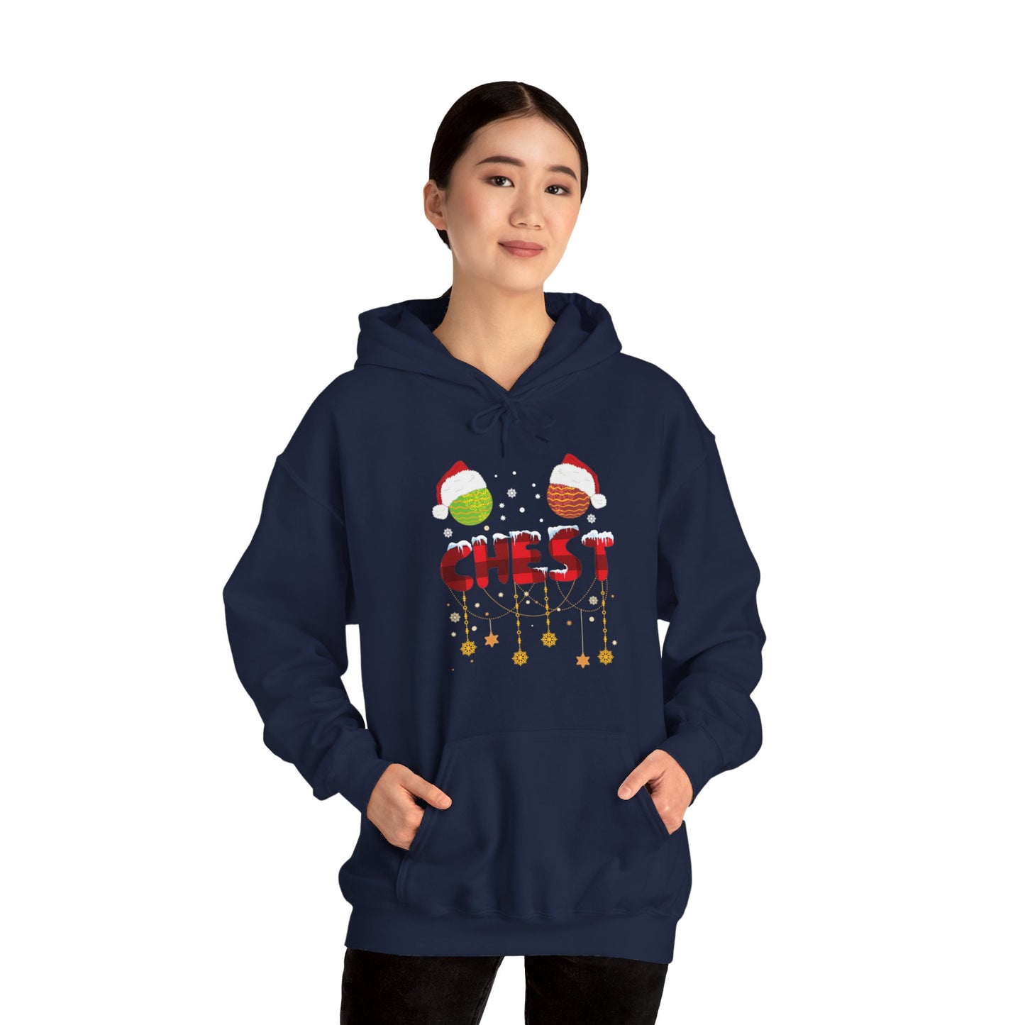 Chest Nuts Matching Chestnuts Funny Christmas Couples Chests Hoodie