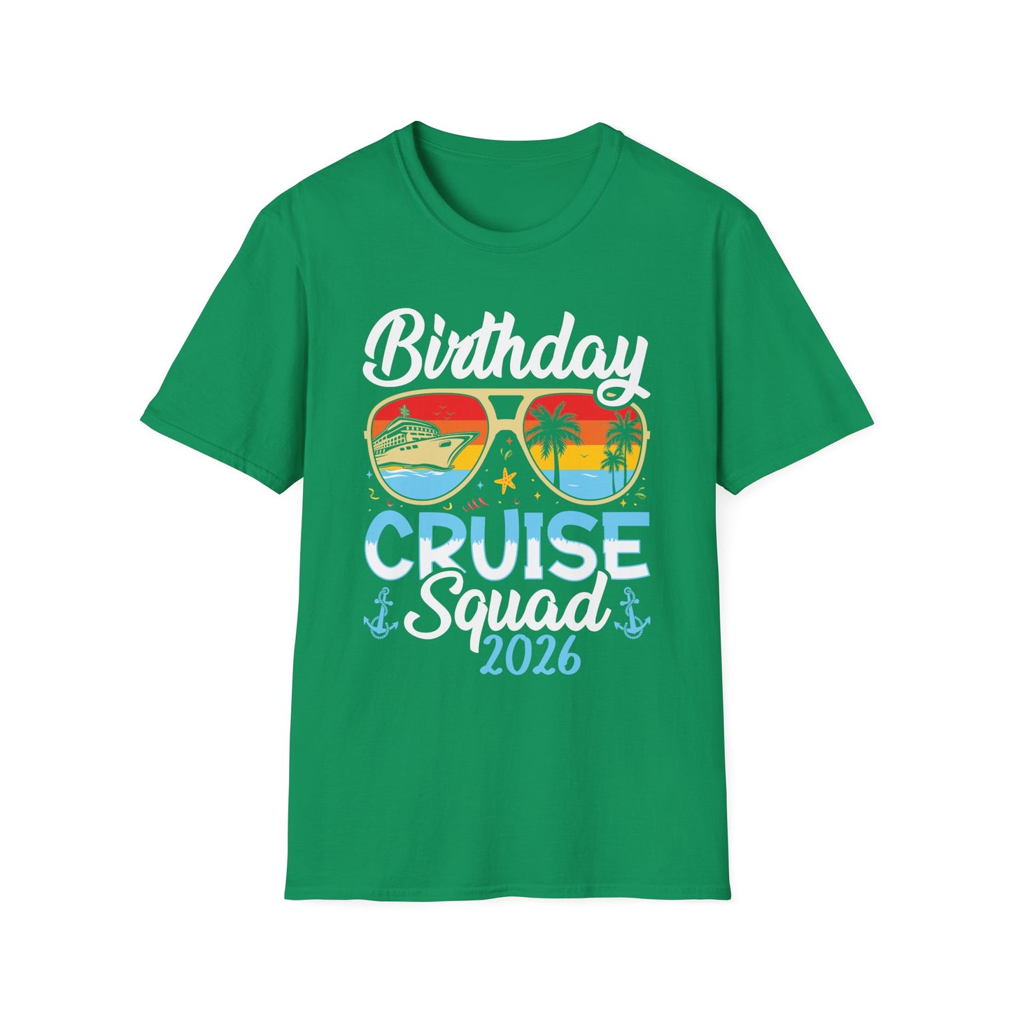 Birthday Cruise Squad 2026 Cruising Bday Vacation Party Crew T-Shirt For Men Women