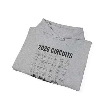 2026 Schedule Formula Racing Formula Car Retro Vintage Hoodie