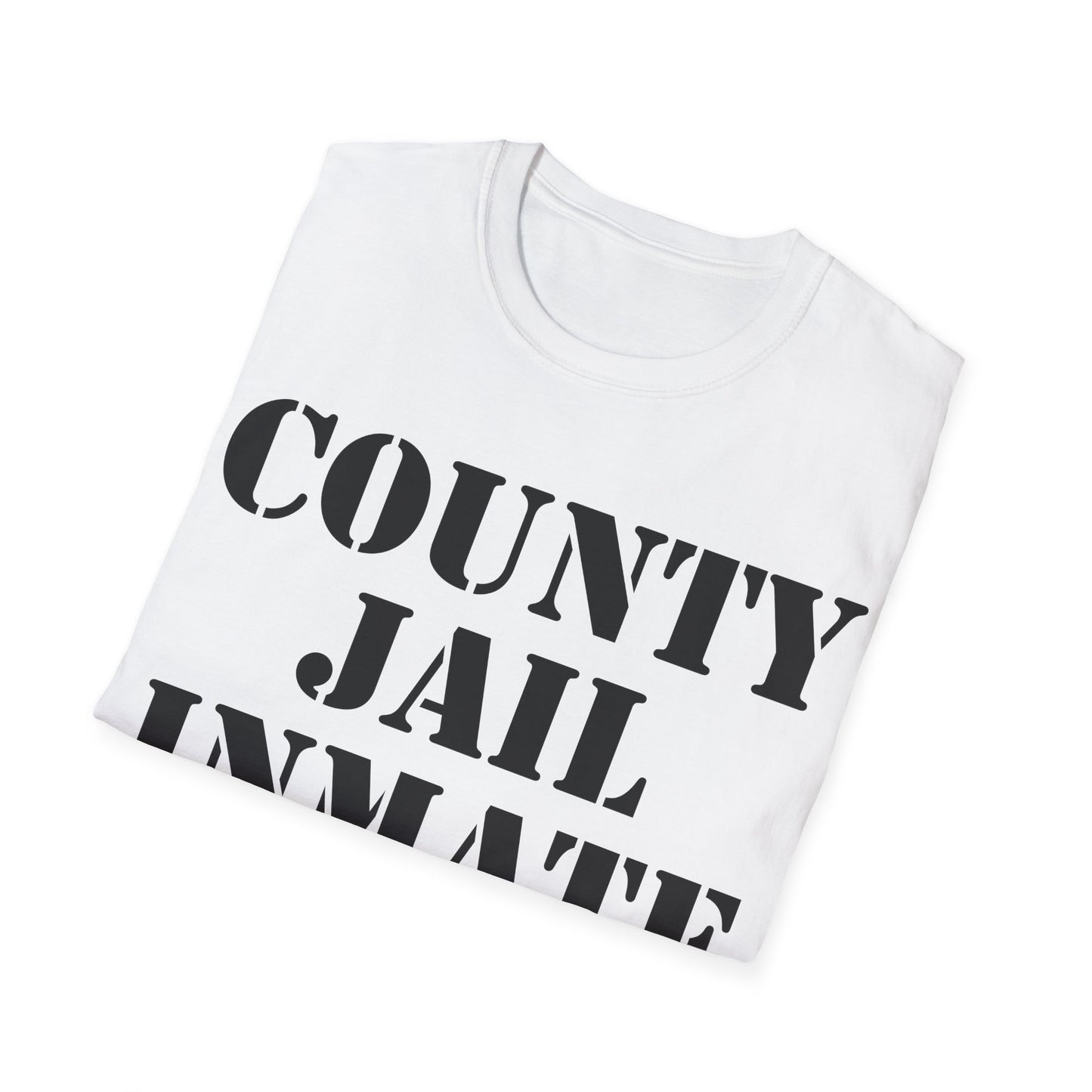 Halloween County Jail Inmate Prisoner Costume Party T-Shirt For Men