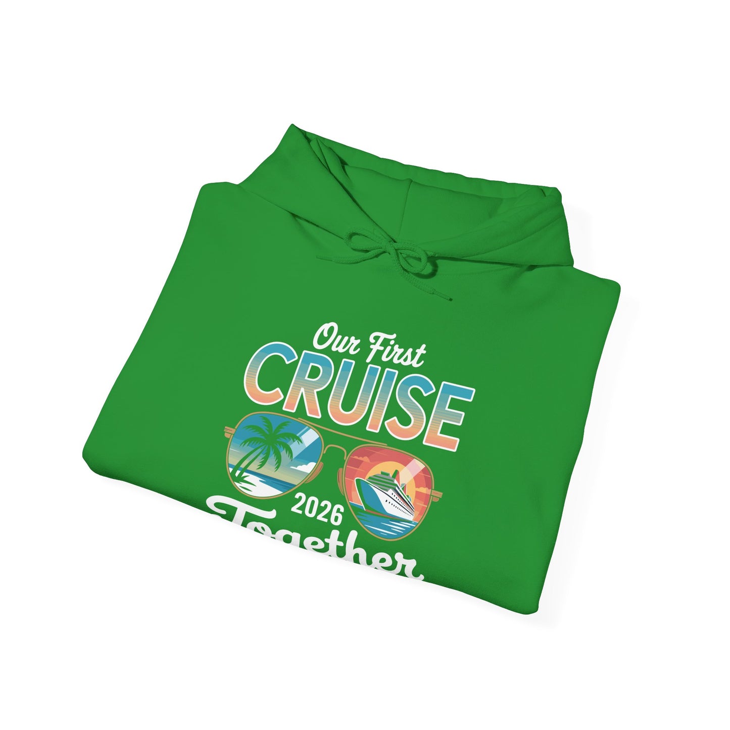 Our First Cruise 2026 Together Cute Matching Couples Cruise Hoodie For Men Women