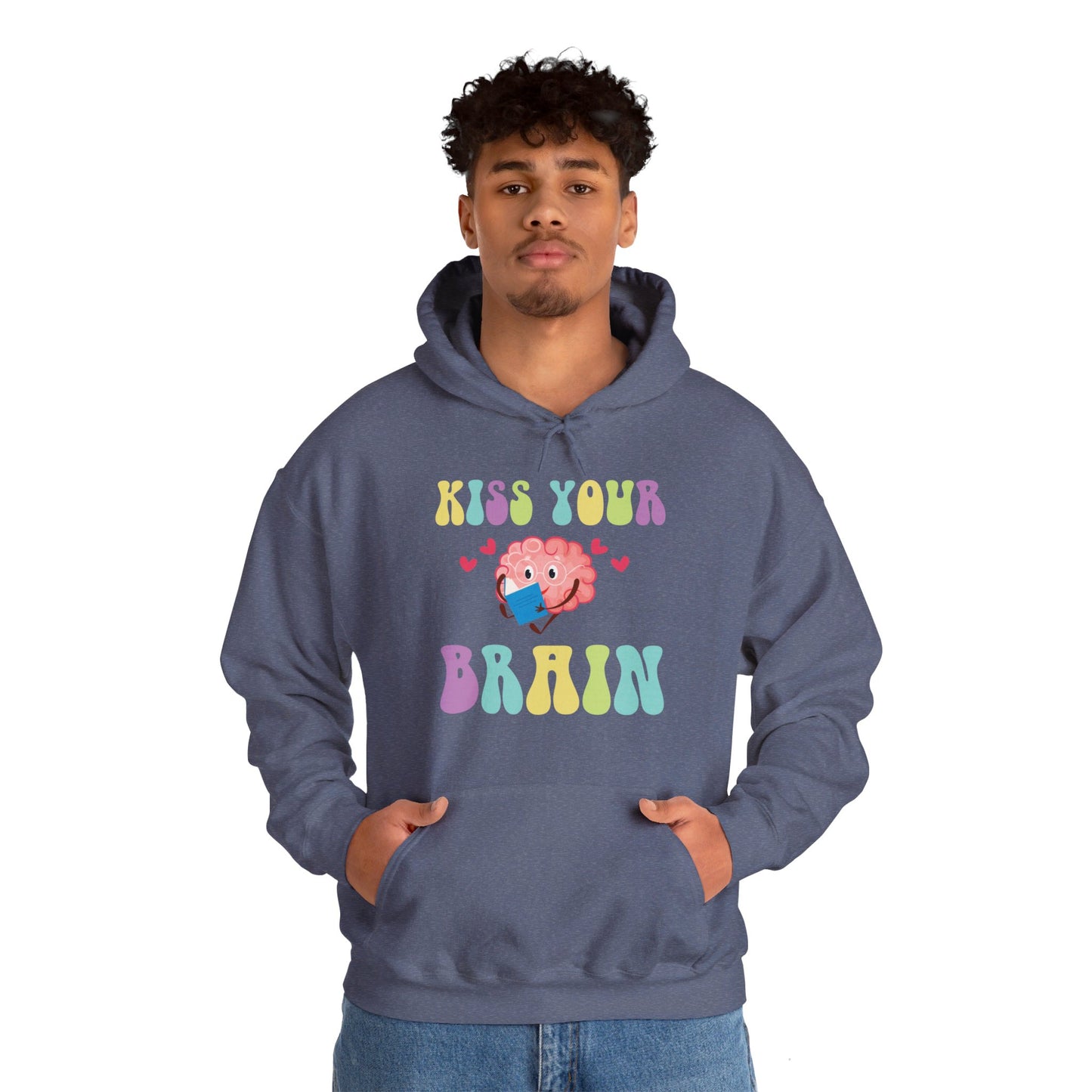 Funny Back To School Kiss Your Brain Cute Teacher Appreciation Hoodie For Men Women Hoodie