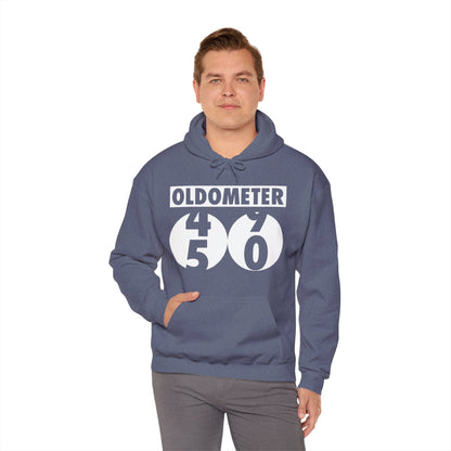 Funny Oldometer Odometer 50th Birthday Gift 50 yrs Old Joke Hoodie For Men Women Hoodie