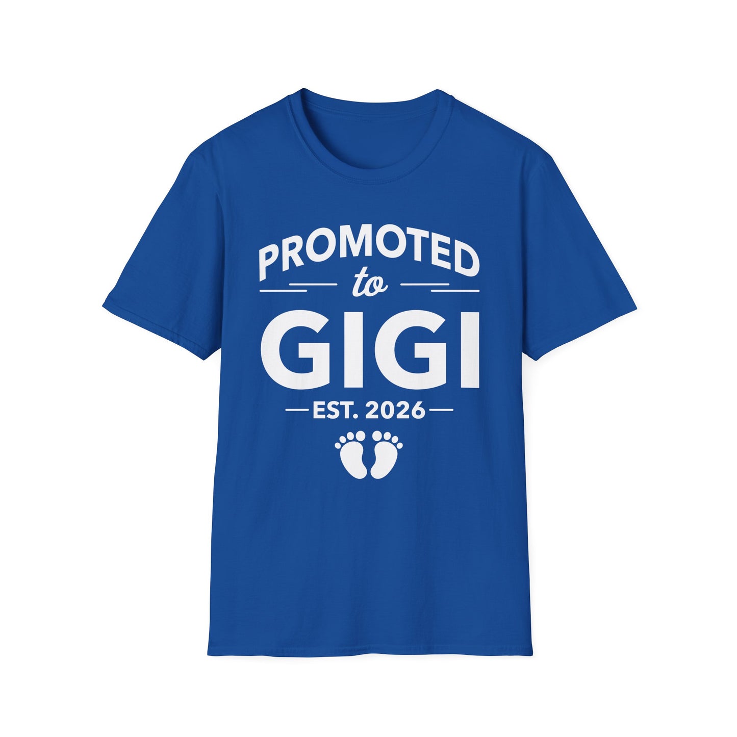 Funny Promoted To Gigi Est 2026 First Time Mothers Day T-Shirt For Women