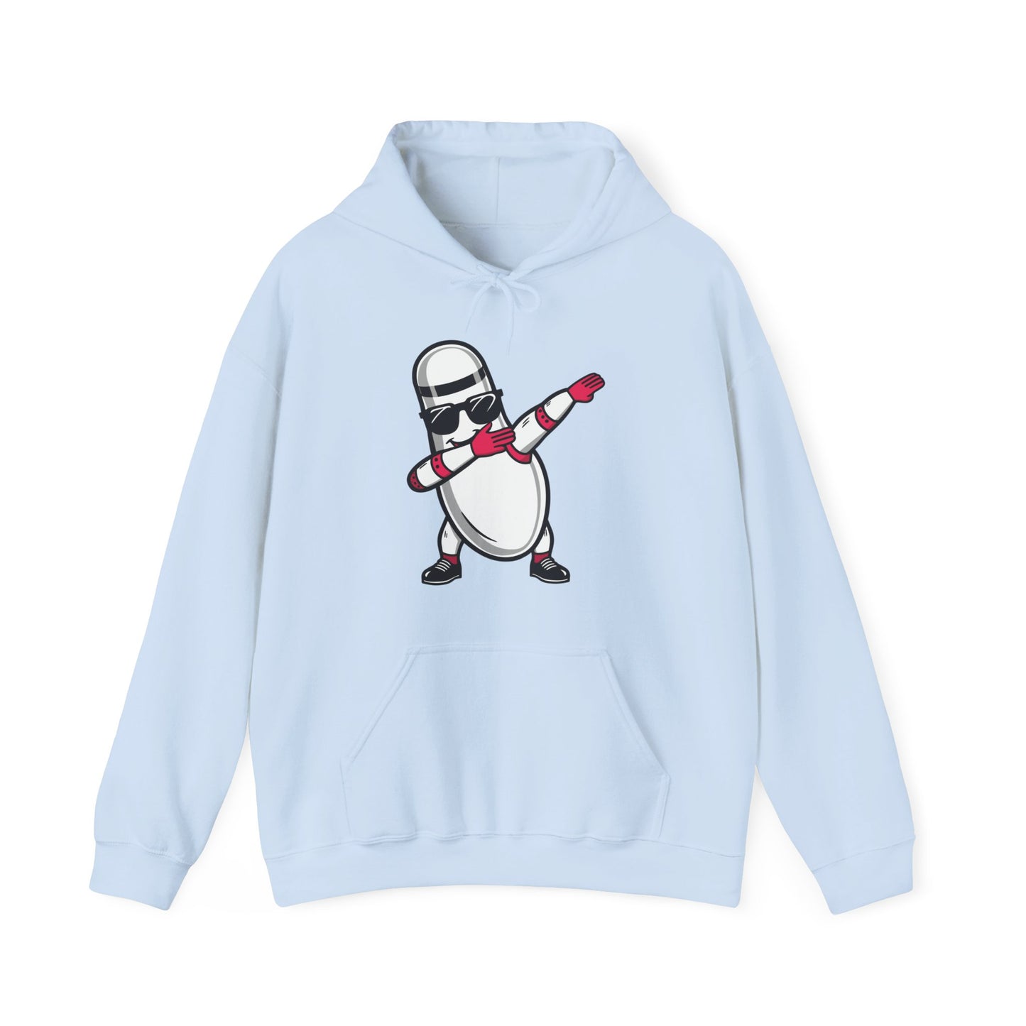 Funny Bowling Pin Dabbing Sunglasses Bowler Player Hoodie For Men Women Hoodie