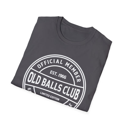 Mens Old Balls Club 60 Years Awesome Sixty 60th Birthday Farthers Day T-Shirt