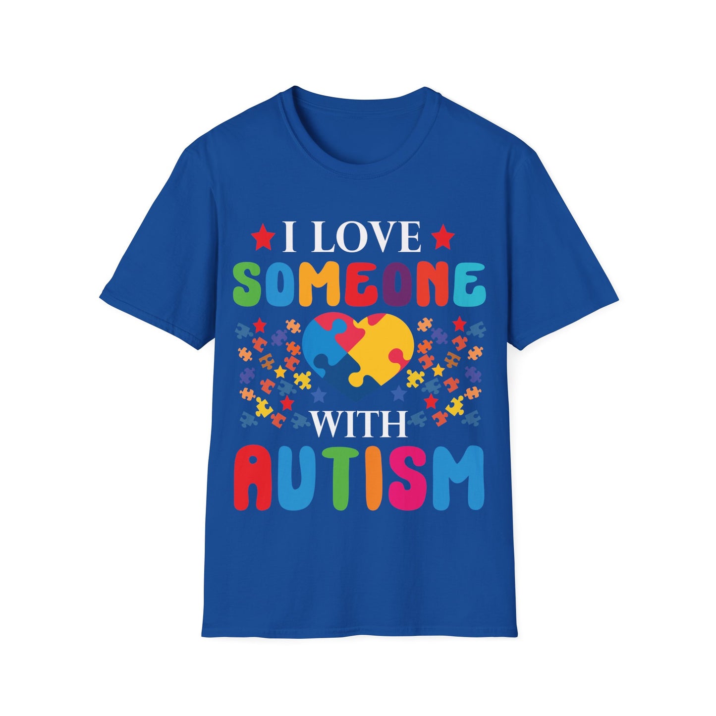 Funny I Love Someone with Autism Awareness T-Shirt For Men Women