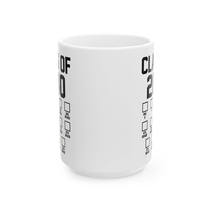 Class of 2040 Grow with Me Checklist Pre-k to 12th Grade Coffee Mug