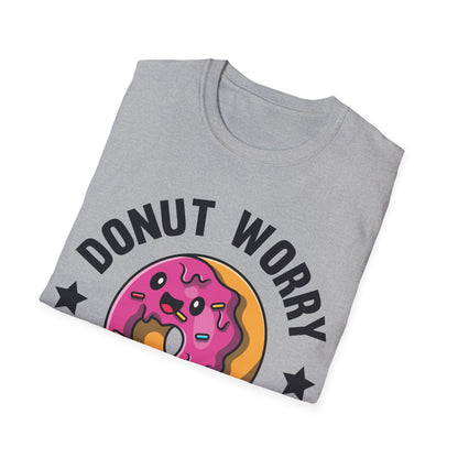 Funny Donut Worry Be Happy Foodie Donut Lovers T-Shirt For Men Women T-Shirt