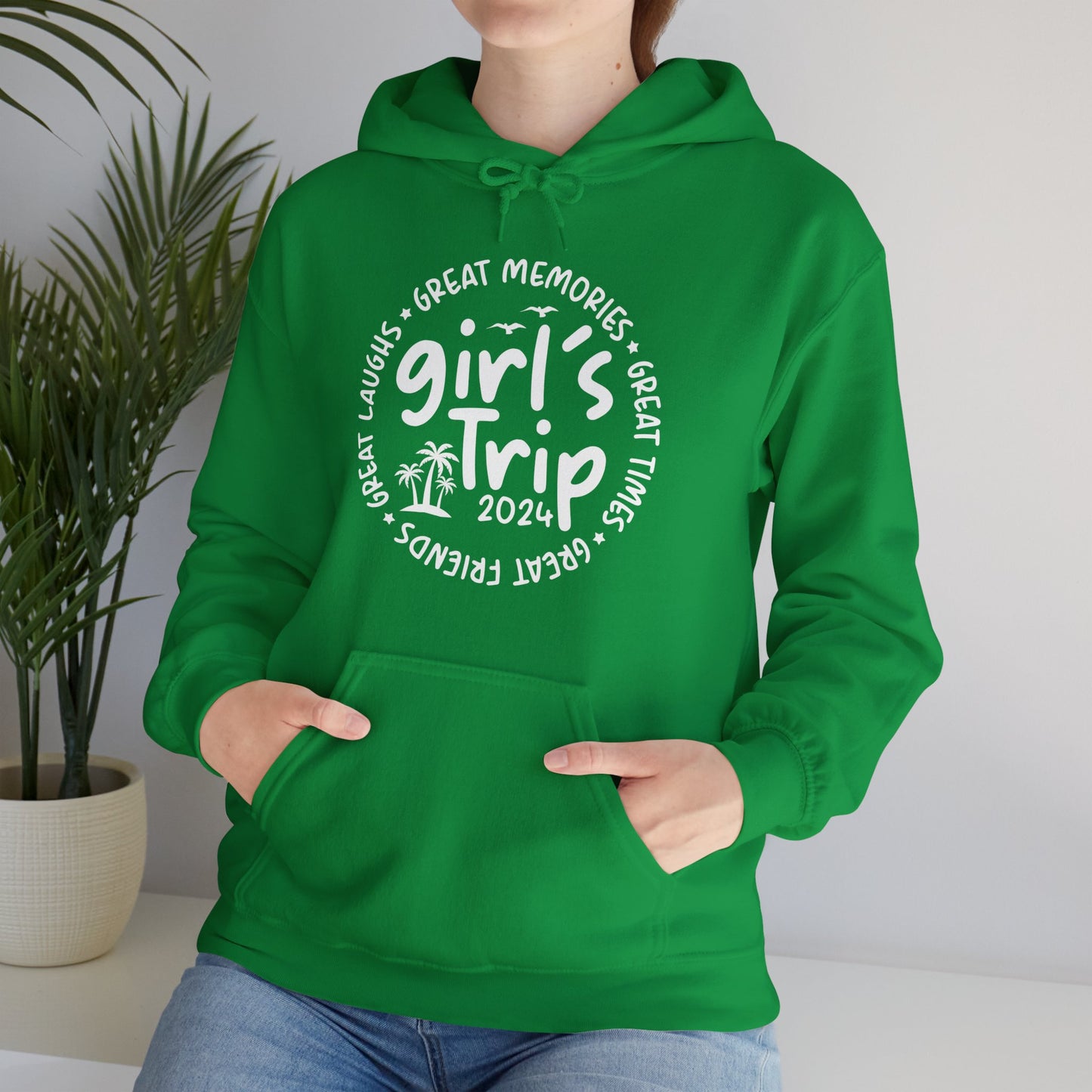 Girl's Trip 2024 Memories Friends Trip Matching Vacation Hoodie For Men Women Hoodie