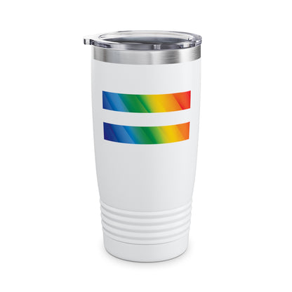 Equal Sign Lesbian Flag Bi  Equality Support LGBT Gay Tumbler For Men Women
