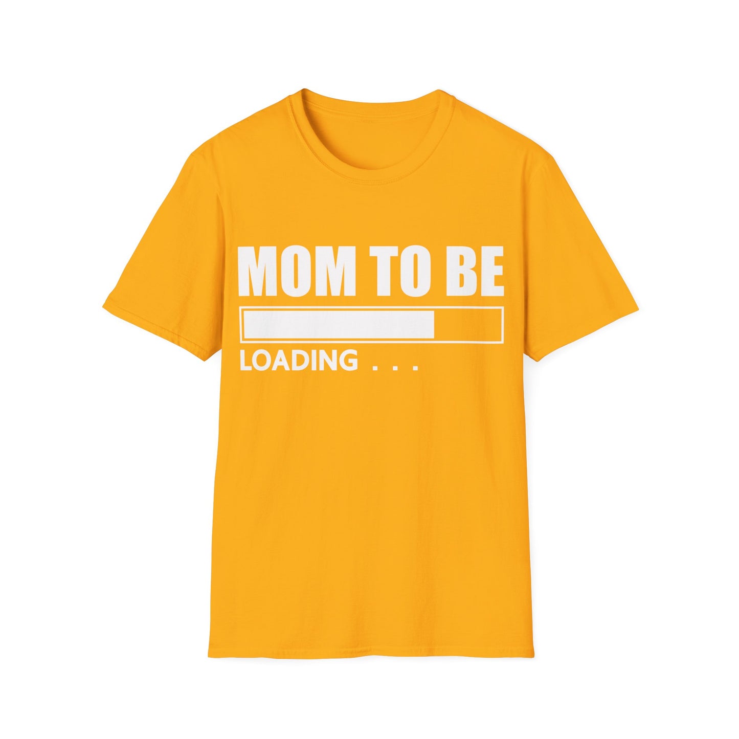 Funny Mom To Be Soon Loading Bar Mothers Day Tshirt Women