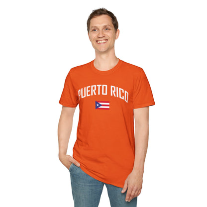 Puerto Rico Flag Retro Text T-Shirt