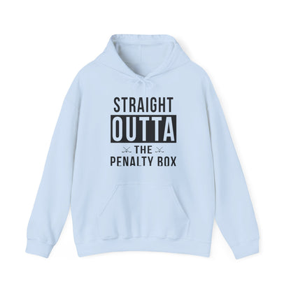 Funny Ice Hockey Straight Outta Penalty Box Hoodie For Men Women Hoodie