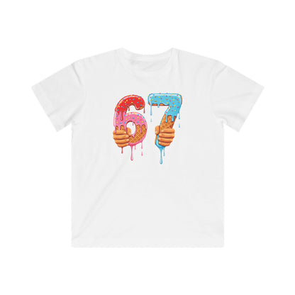6 7 Meme Ice Cream Drip Funny Gen Alpha Slang Trending T-Shirt