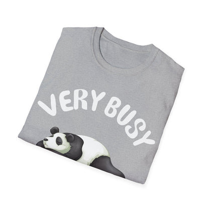 Funny Very Busy Doing Nothing Lazy T-Shirt Novelty Gift Men Women