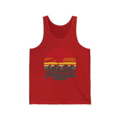 Lets Get Physical Workout Gym Tee Rad 80'S Retro Tank Tops For Men Women