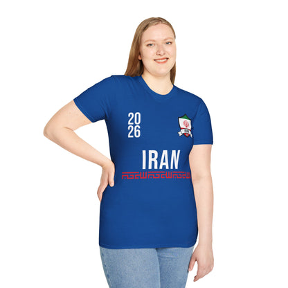 Iran Soccer Tee Flag Football Shirt Gift USA 2026 T-Shirt