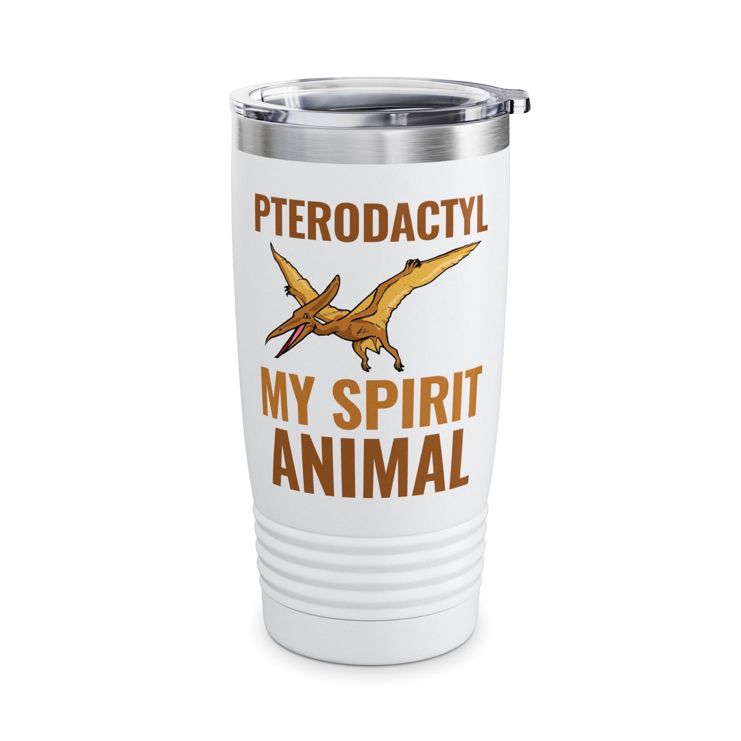 Funny Pterodactyl Is My Spirit Animal Dinosaur Gift Tumbler For Men Women